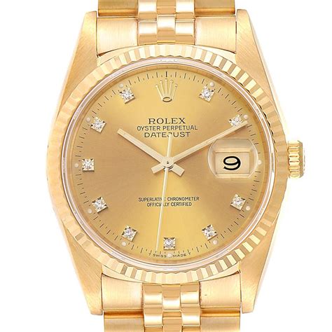 rolex datejust gold diamond price|Rolex Datejust 36 yellow gold.